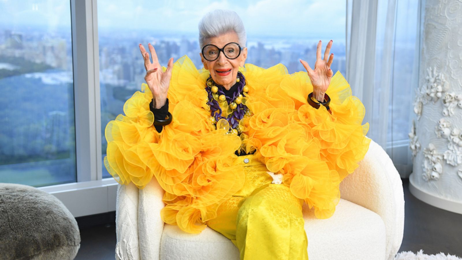 VIDEO: Iris Apfel shares her secret to living to 100