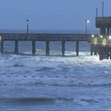 VIDEO: Tropical Storm Nicholas intensifies off the Gulf Coast