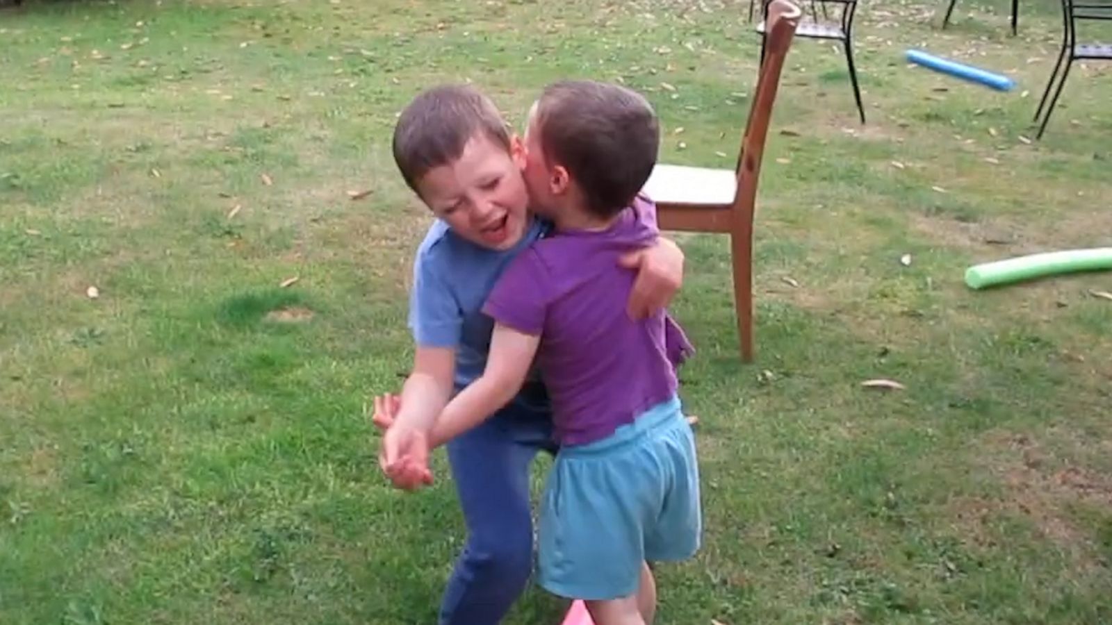 VIDEO: The brothers who nail homemade hurdles together stick together