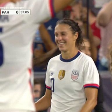 VIDEO: Carli Lloyd breaks record in one of final games