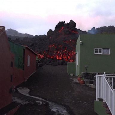 VIDEO: La Palma volcano eruption threatens to destroy more homes