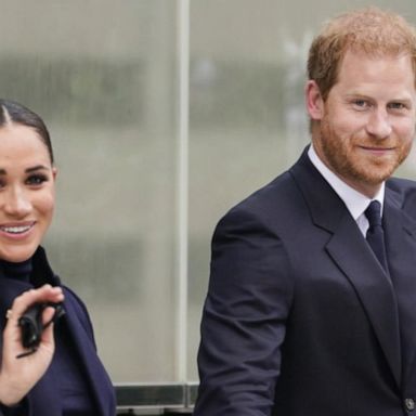 VIDEO: Prince Harry and Meghan start New York City visit at One World Observatory