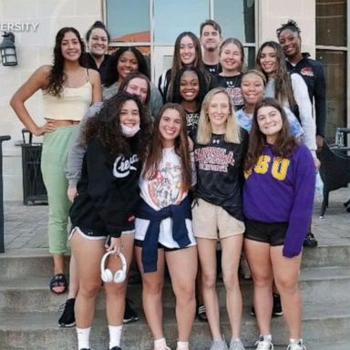 VIDEO: Displaced Loyola volleyball team shows resilience after Hurricane Ida