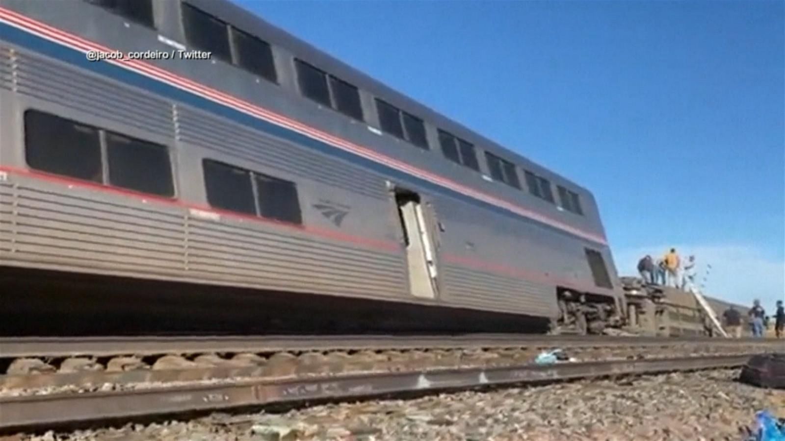 halfgeleider paars zoete smaak Amtrak train derails in Montana - Good Morning America