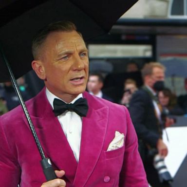 VIDEO: Behind the scenes of star-studded premiere of new James Bond film