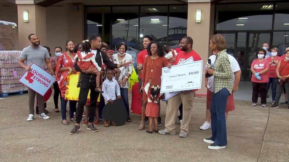 VIDEO: ‘GMA’ and retired NOLA Saint surprise man who helped neighbors impacted by Ida