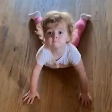 VIDEO: Toddler’s adorable fitness routine is stealing our hearts