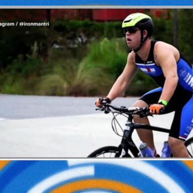 VIDEO: Ironman triathlete triple threat 