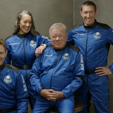 VIDEO: William Shatner makes history with spaceflight