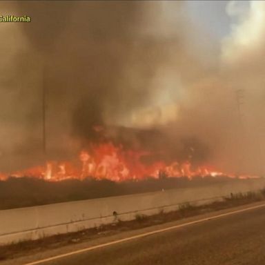 VIDEO: California wildfire grows overnight