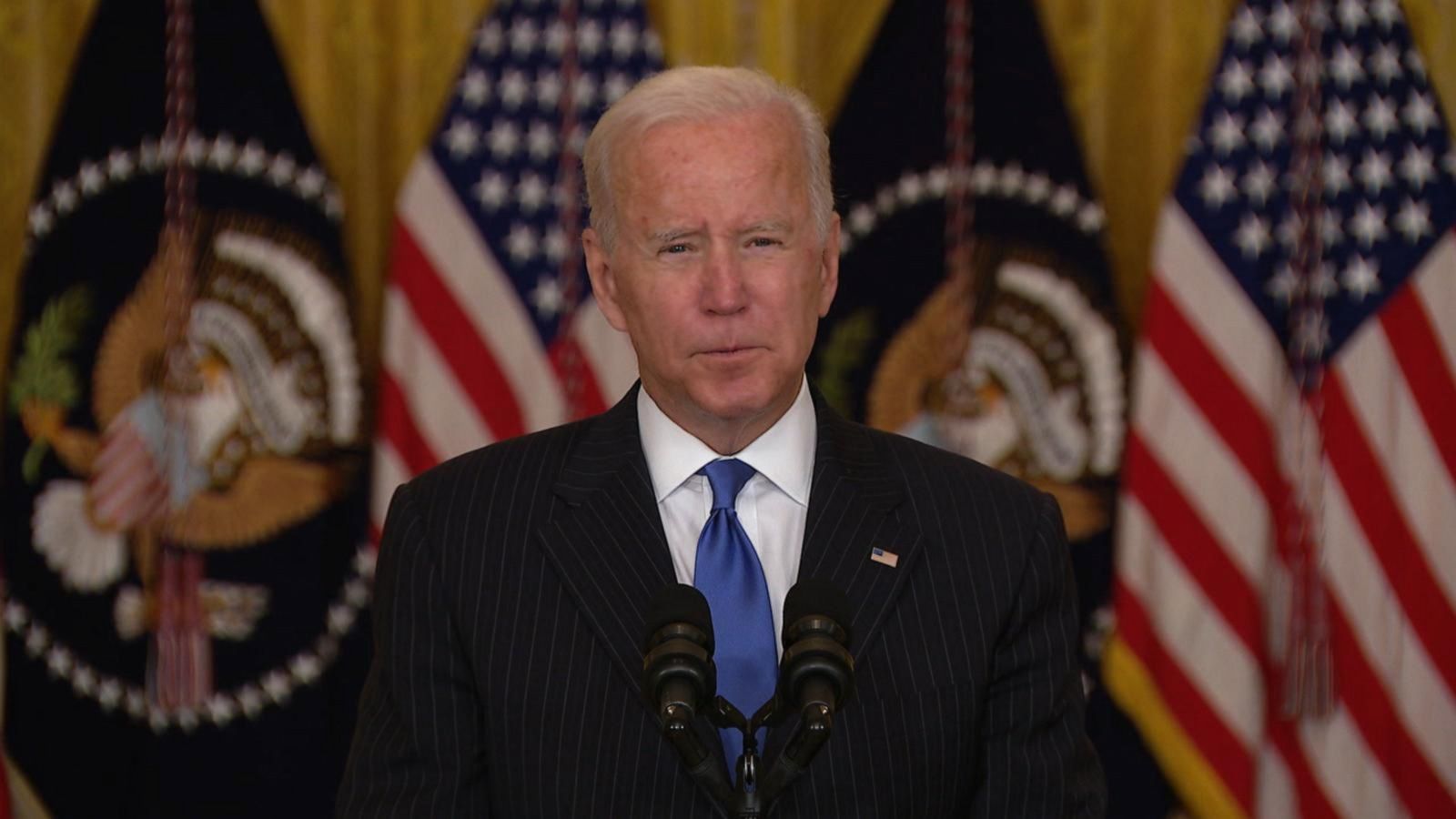 VIDEO: President Biden addresses mass shipping, supply chain issues