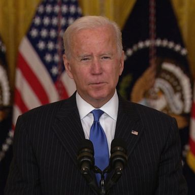 VIDEO: President Biden addresses mass shipping, supply chain issues