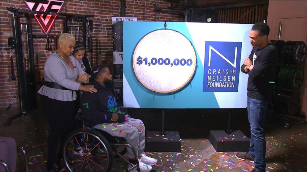 VIDEO: ‘GMA’ surprises hero working with paraplegic community with $1 million 