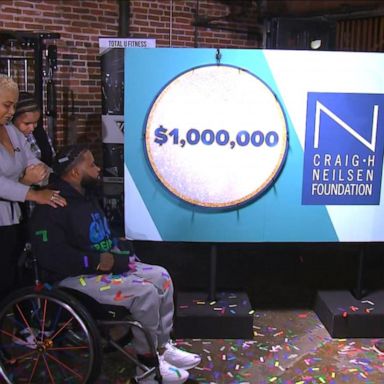 VIDEO: ‘GMA’ surprises hero working with paraplegic community with $1 million 