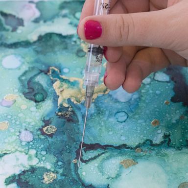 VIDEO: Artist repurposes IVF needles into art to normalize the conversation around IVF