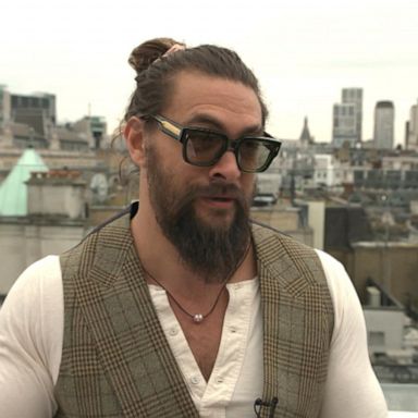 VIDEO: Jason Momoa takes on London and talks 'Dune'