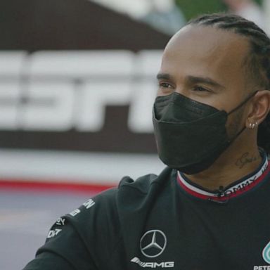 VIDEO: 1-on-1 with 7-time Formula 1 champion Lewis Hamilton