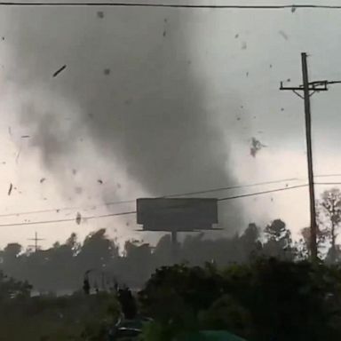 VIDEO: Storm brings tornado and flood threats to South