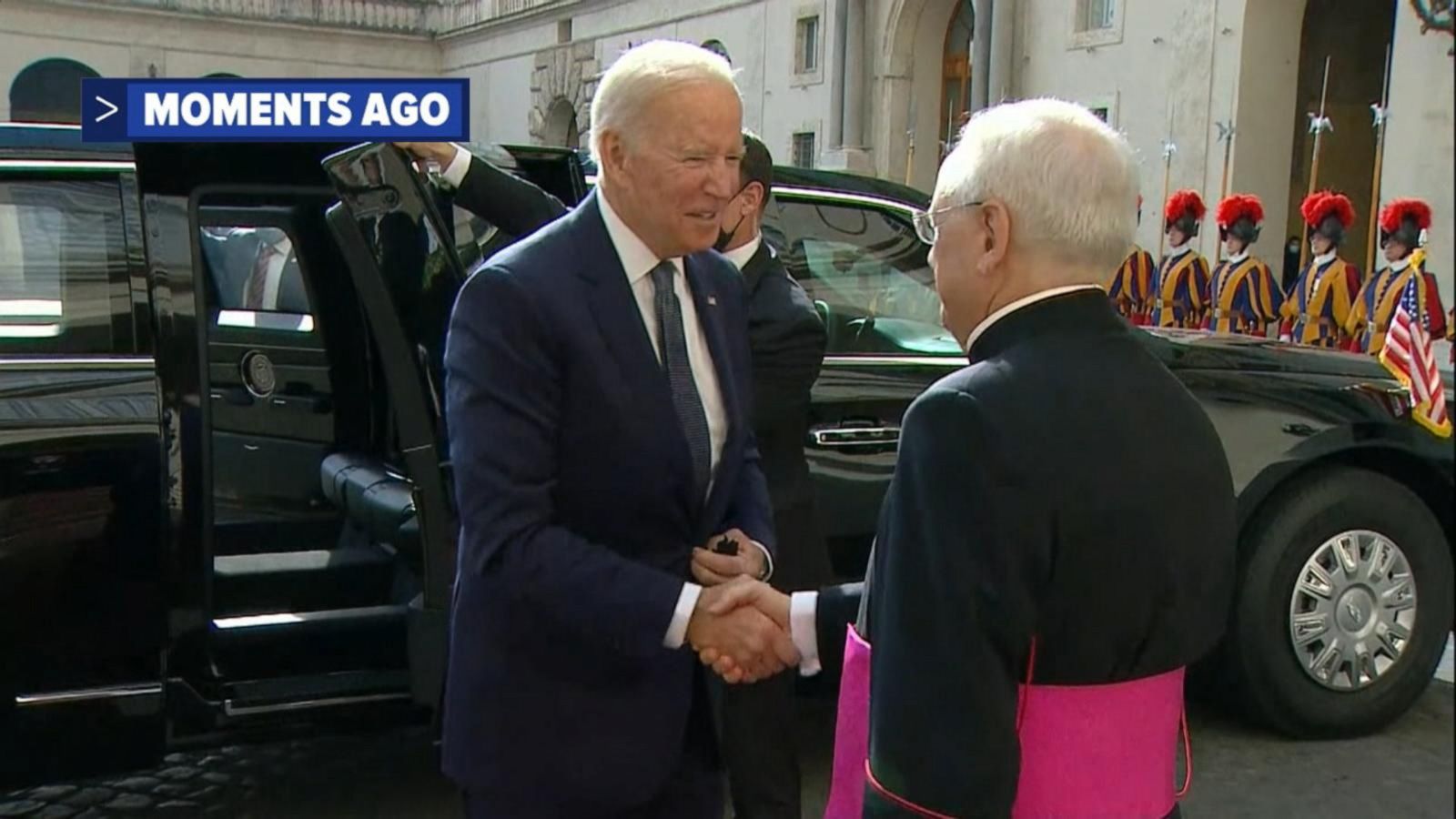 VIDEO: President Biden meets with Pope Francis on 2nd overseas trip