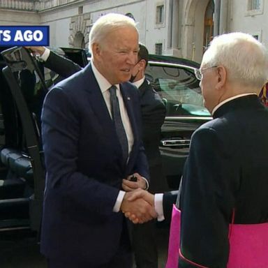 VIDEO: President Biden meets with Pope Francis on 2nd overseas trip