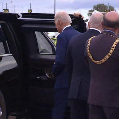 VIDEO: Biden arrives in Scotland ahead of COP26