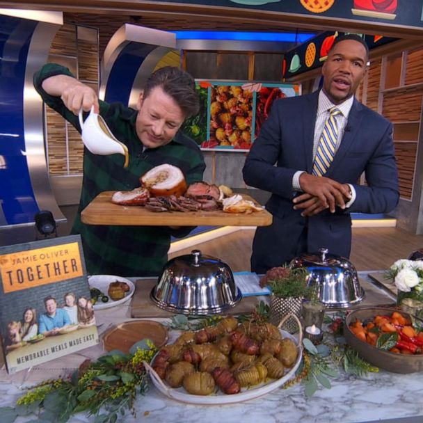 Jamie Oliver talks new cookbook, shares home cooking recipes - Good Morning  America