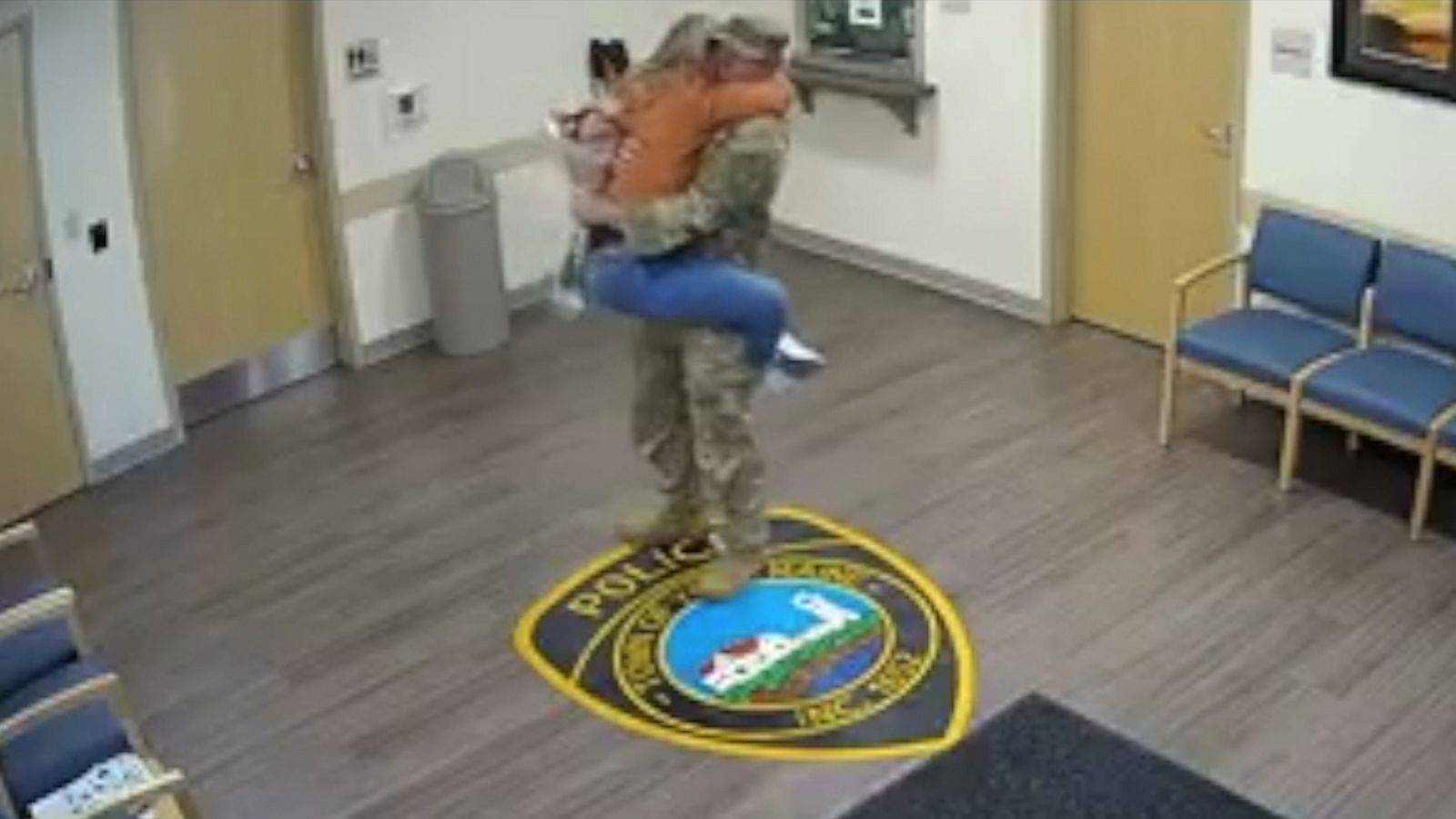 VIDEO: Husband and wife have an emotional reunion after a year-long deployment