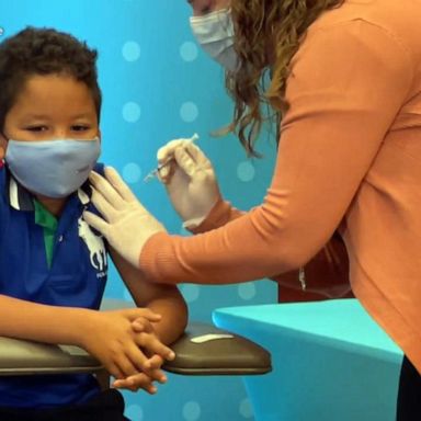 VIDEO: Children 5 - 11 begin COVID vaccine shots