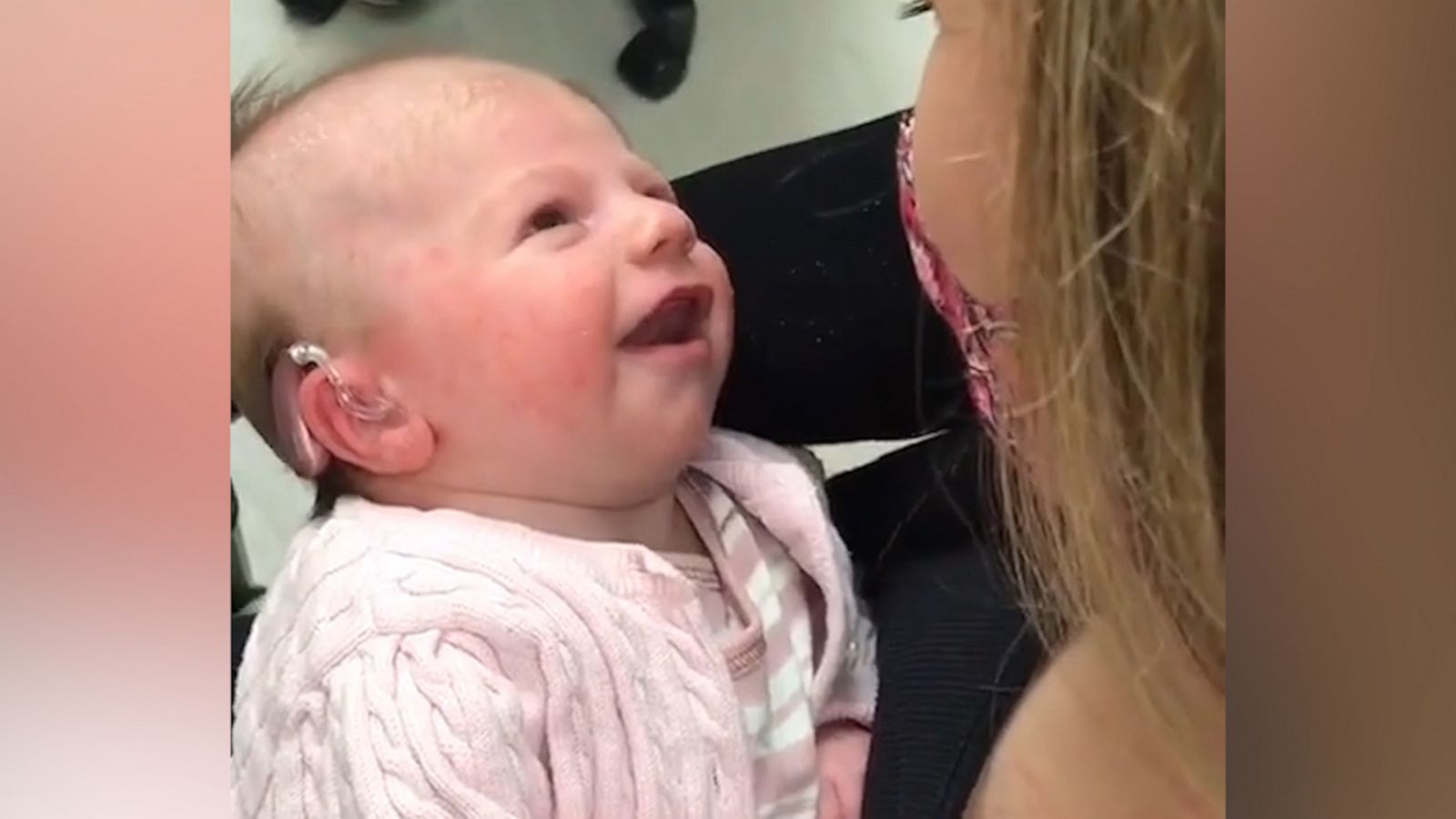 VIDEO: Baby hears mom’s voice for the first time in emotional video