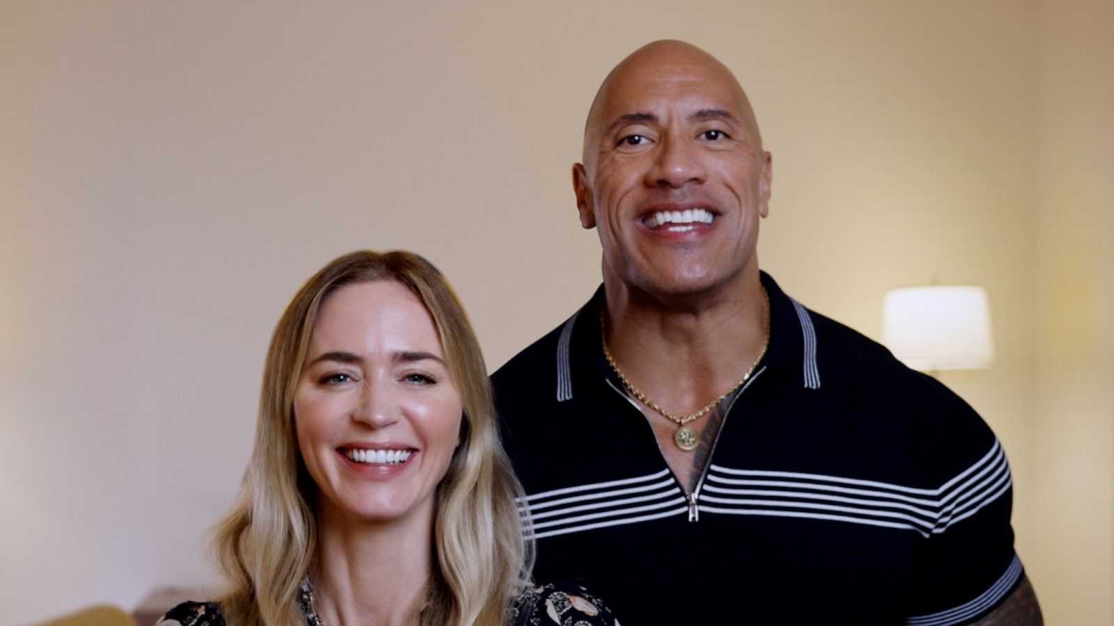 VIDEO: Emily Blunt and The Rock kick off the first ever Disney Plus Day