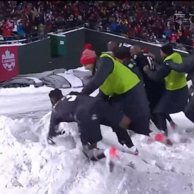 VIDEO: Canada celebrates snowy World Cup qualifier against Mexico, 2-1