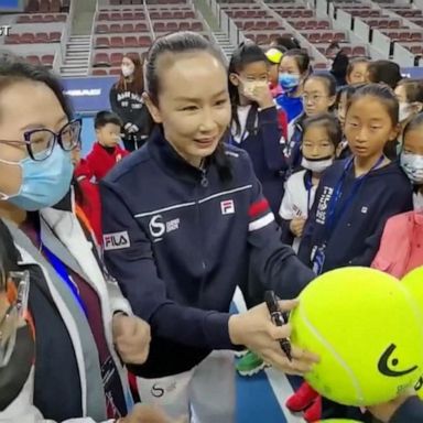 VIDEO: New images released of missing Chinese tennis star