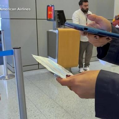 VIDEO: American Airline cracks down on line jumpers at gate