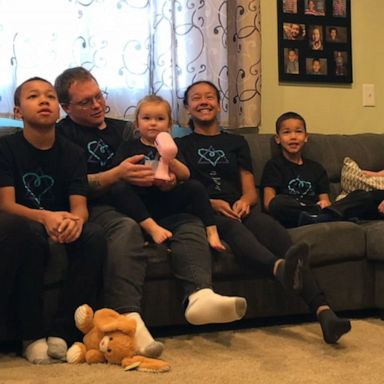 VIDEO: Family adopts their seventh child on National Adoption Day