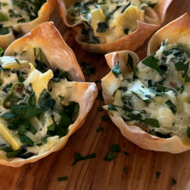 VIDEO: We may have found the perfect appetizer: ‘Spinach Artichoke Dip Wonton Cups’ 