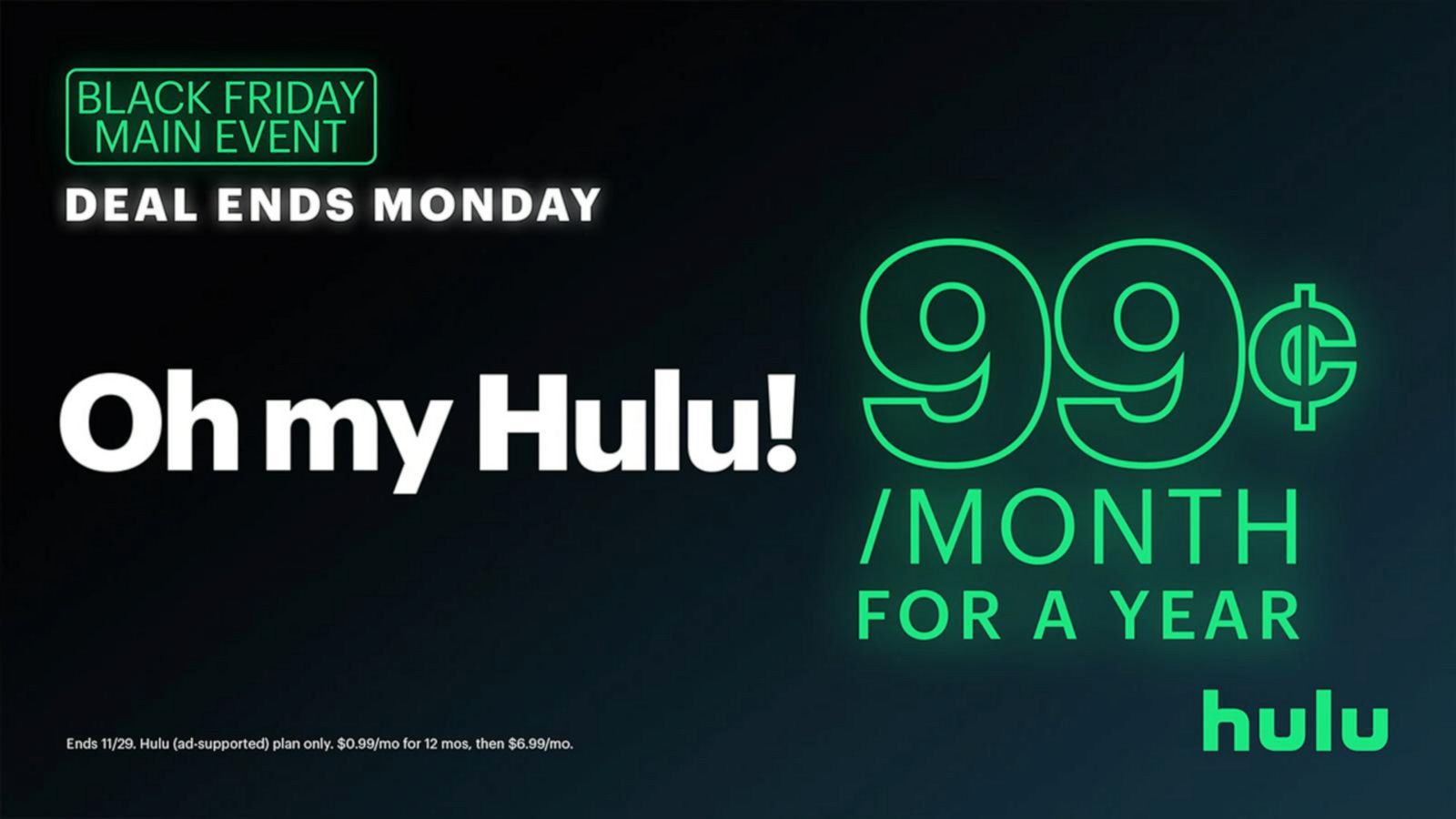 Get Hulu for 99¢ per month for a year with this deal for ‘GMA’ viewers
