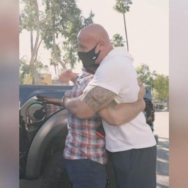 VIDEO: Dwayne ‘The Rock’ Johnson gives truck to Navy veteran