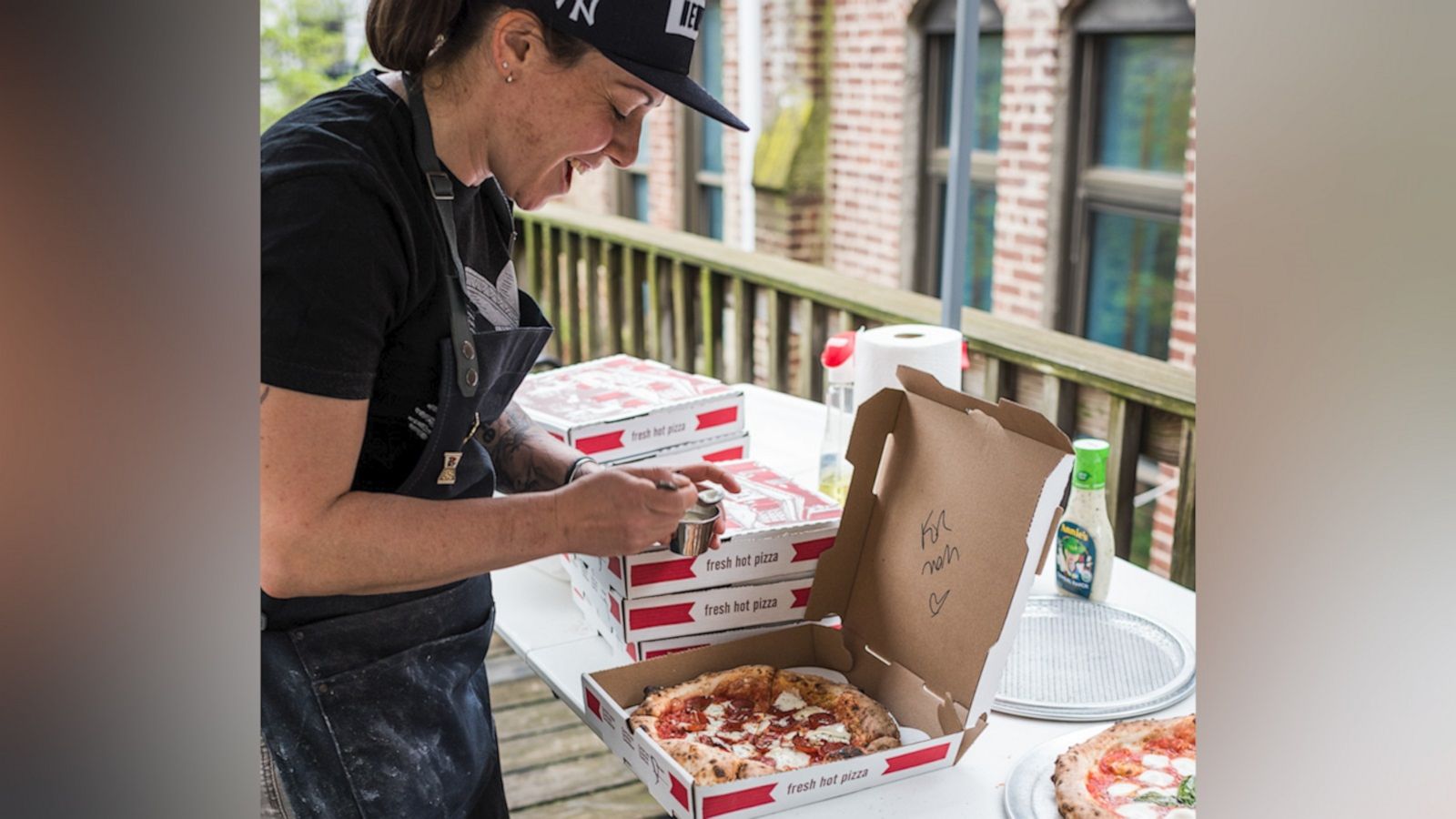 VIDEO: How one woman gave back to her community one free pizza at a time