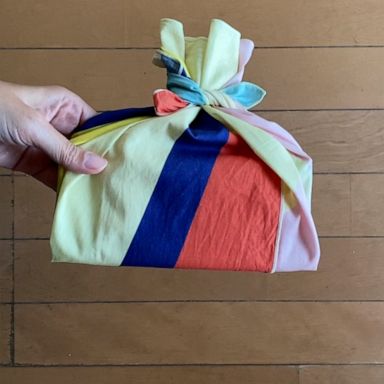 VIDEO: How to use furoshiki cloth for beautiful, reusable gift wrapping this holiday season 