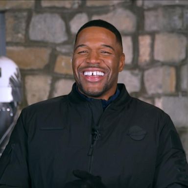 VIDEO: Michael Strahan shares what he's bringing to space