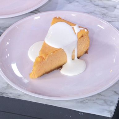 VIDEO: Make smoked sweet potato cheesecake and Jamaican rum bread pudding