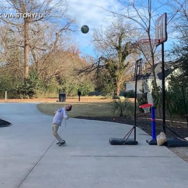 VIDEO: 8-year-old makes impressive trick shot