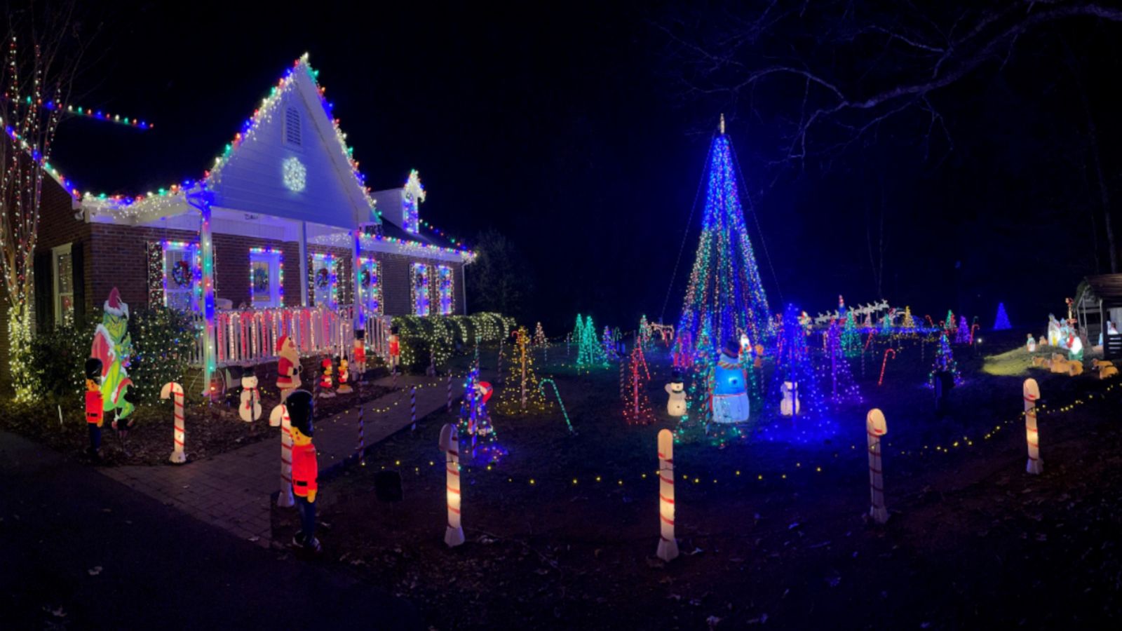 Make-A-Wish creates magical Christmas light display for 6-year-old ...