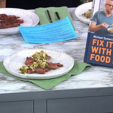 VIDEO: Chef Michael Symon shares recipe for skirt steak with chimichurri and cauliflower 'rice'