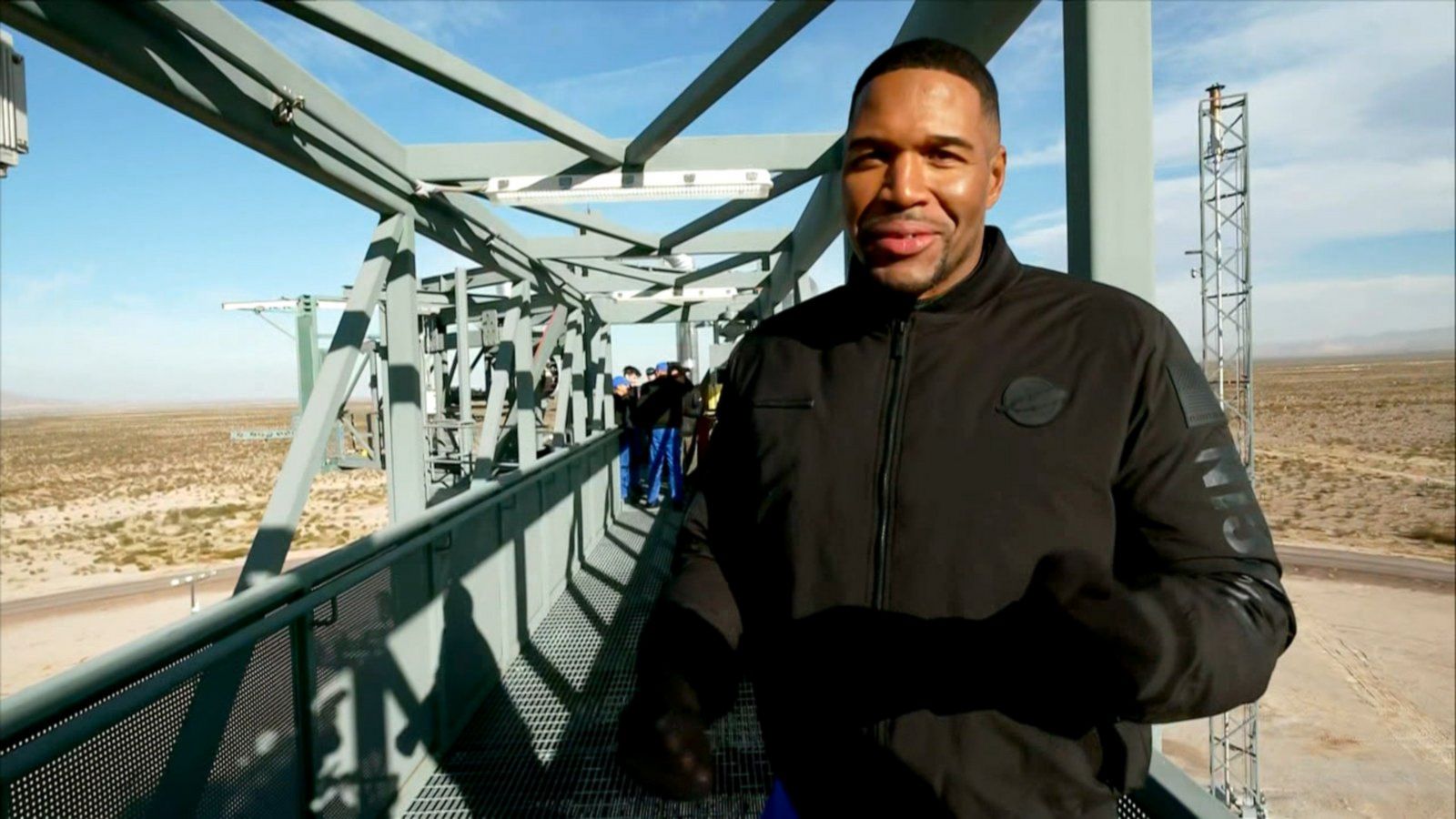 Final preparation for Michael Strahan's space travel - Good Morning America