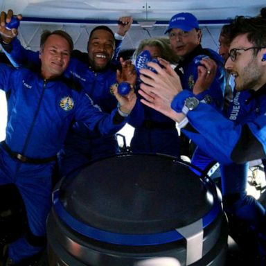 VIDEO: Michael Strahan's 'out of this world' journey