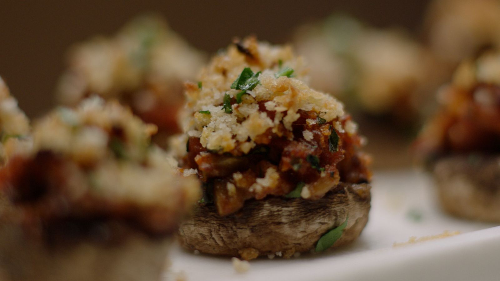 VIDEO: Get creative in the kitchen with tasty Italian sausage and herb stuffed mushrooms