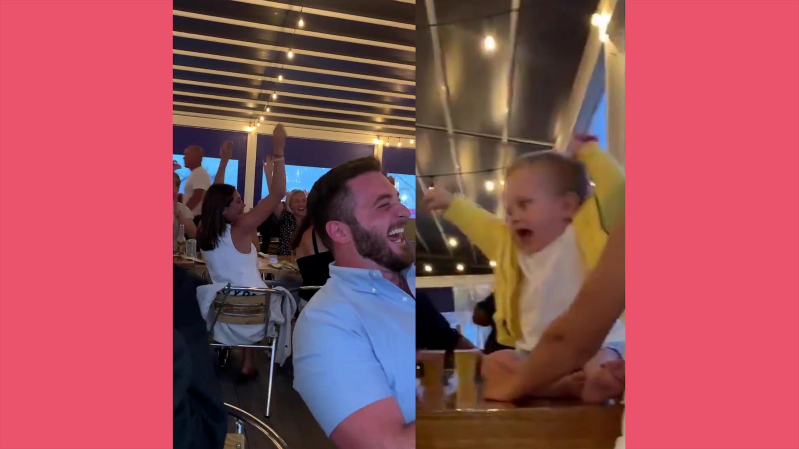 VIDEO: Watch this hilarious toddler hyping up an entire restaurant