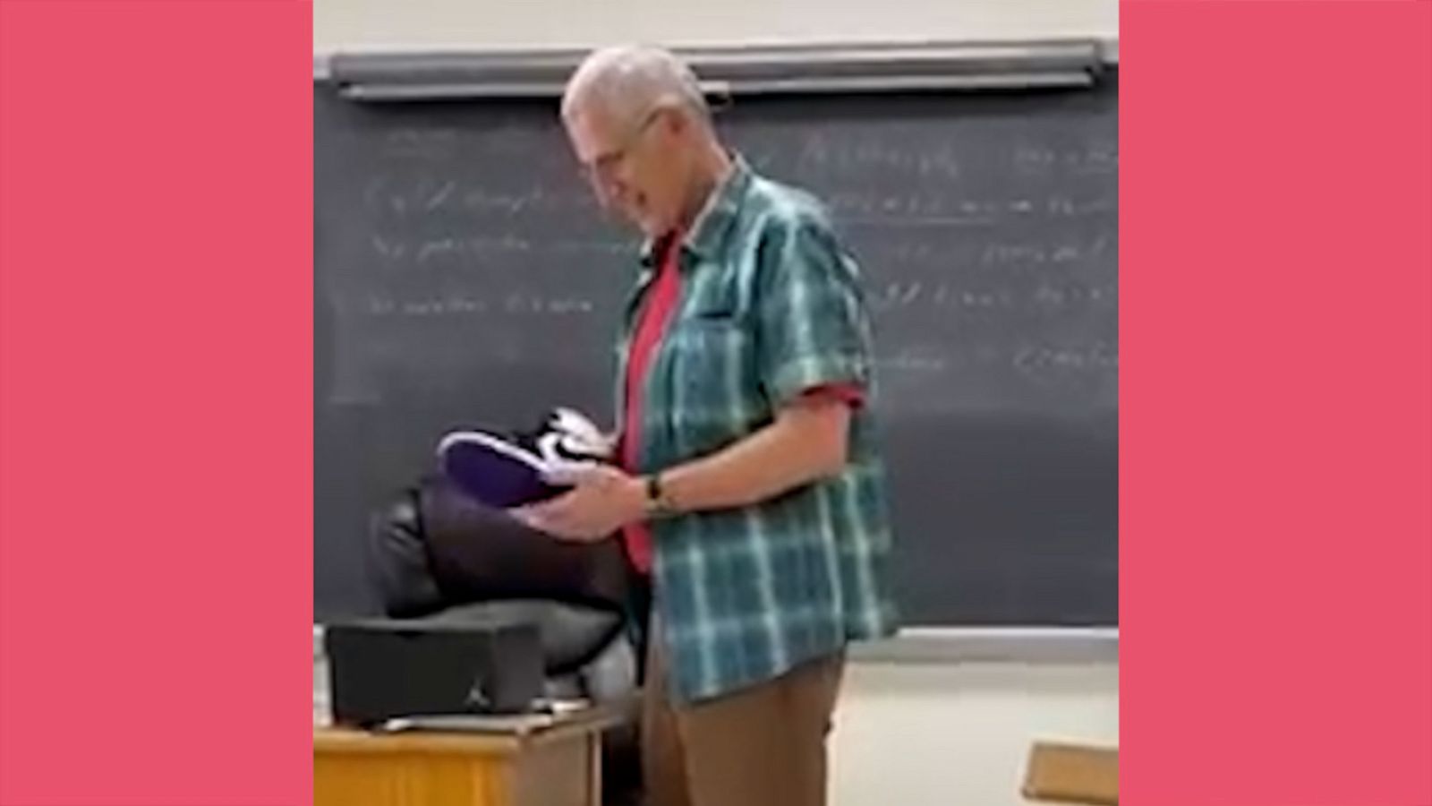 VIDEO: High school students surprise teacher with new Air Jordans