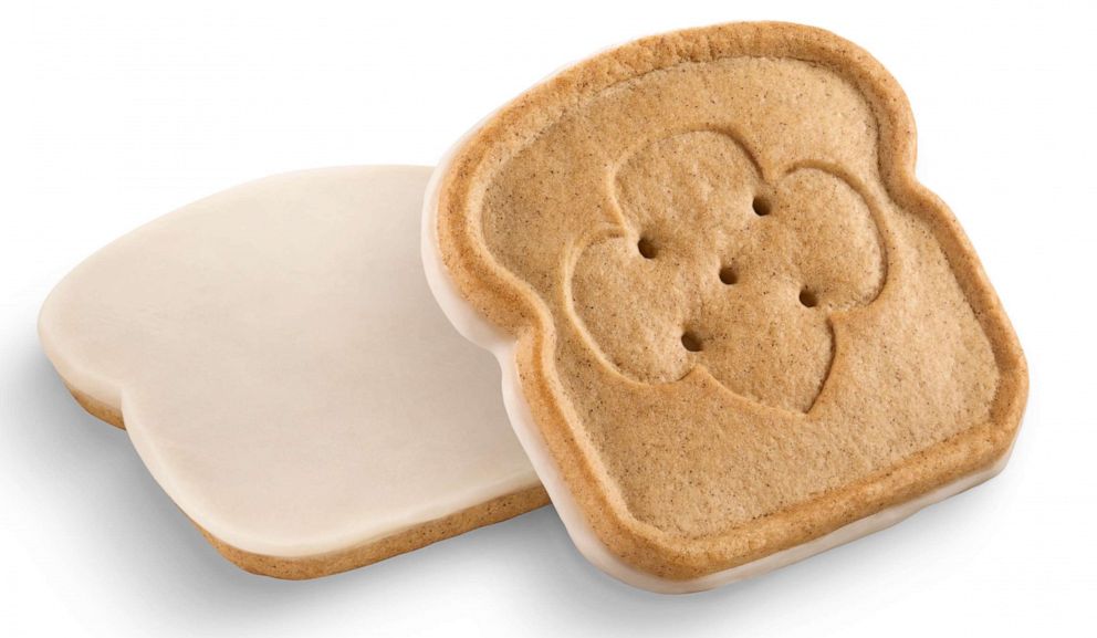 PHOTO: The new Toast-Yay! Girl Scout Cookie is shaped like a slice of bread and stamped with the signature trefoil. 